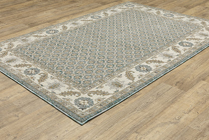 Oriental Weavers Sphinx Andorra 2429A Blue/ Ivory Area Rug