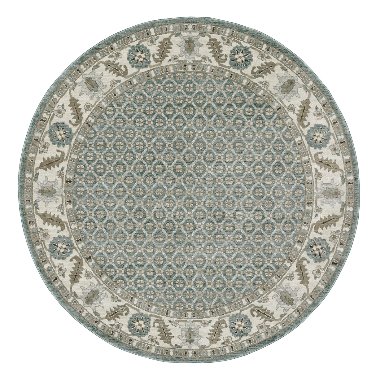 Oriental Weavers Sphinx Andorra 2429A Blue/Ivory Rugs