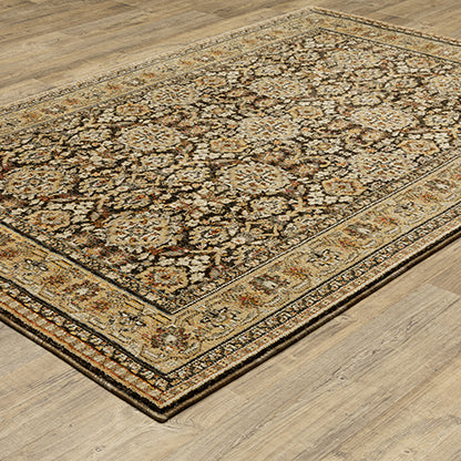 Oriental Weavers Sphinx Andorra 2431A Brown/ Gold Area Rug