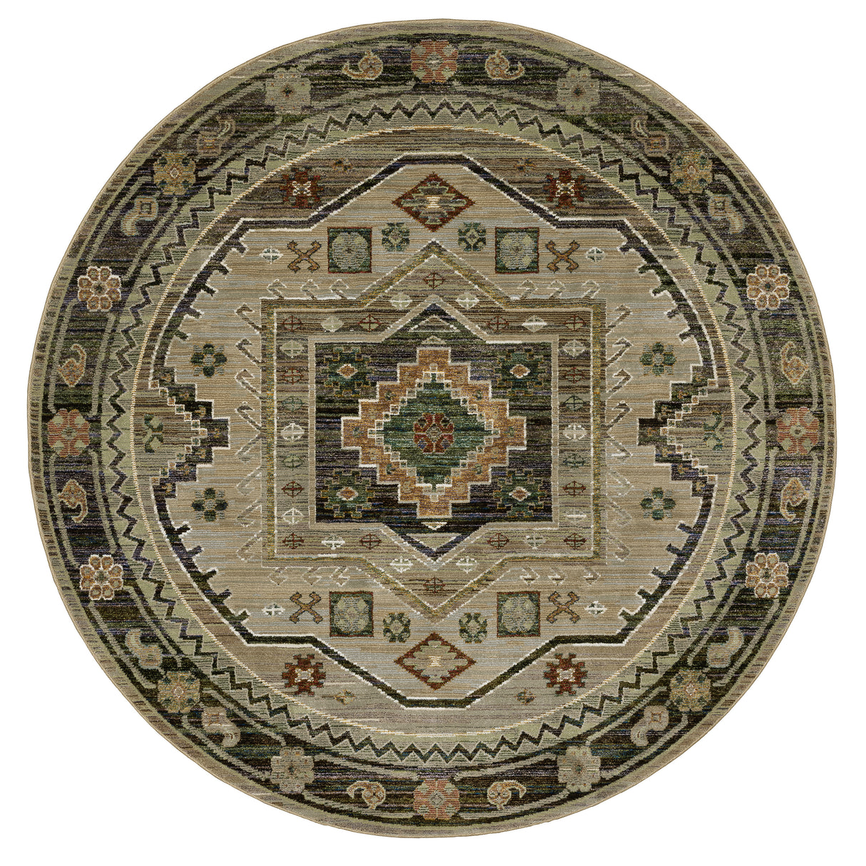 Oriental Weavers Sphinx Andorra 2442D Green/Multi Rugs