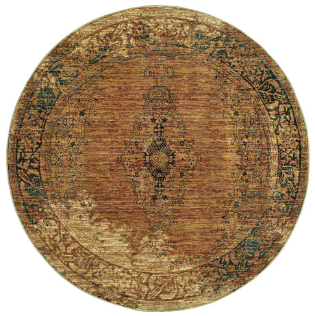 Oriental Weavers Sphinx Andorra 6845D Gold/Brown Rugs