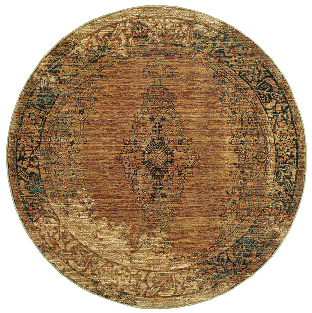 Oriental Weavers Sphinx Andorra 6845D Gold/Brown Rugs
