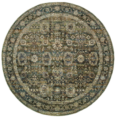 Oriental Weavers Sphinx Andorra 7125C Green/Brown Rugs