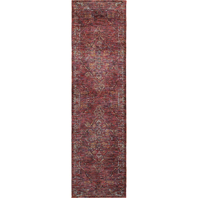 Oriental Weavers Sphinx Andorra 7135E Red/Gold Rugs