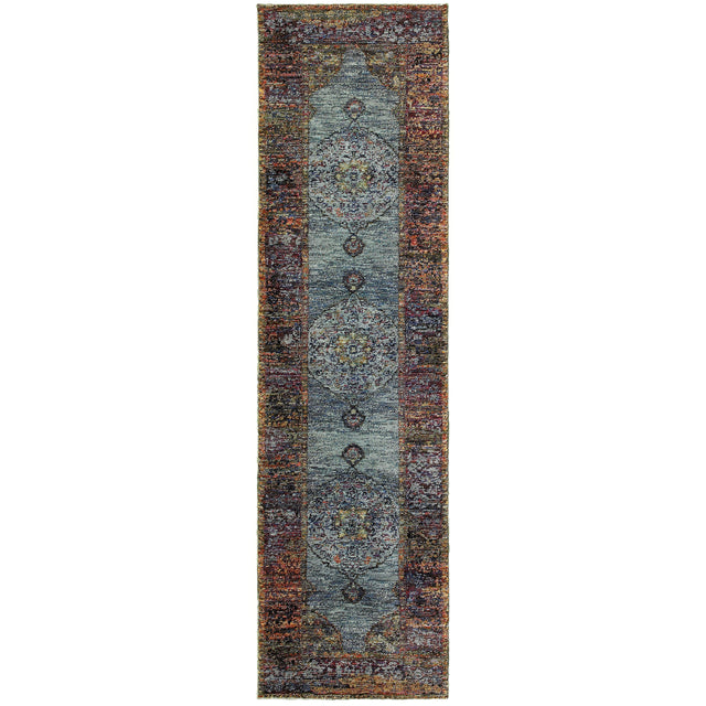 Oriental Weavers Sphinx Andorra 7139A Blue/Multi Rugs