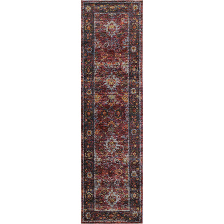 Oriental Weavers Sphinx Andorra 7153A Red/Purple Rugs