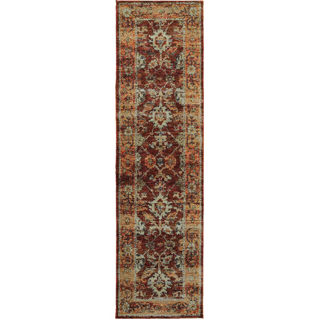 Oriental Weavers Sphinx Andorra 7154A Red/Gold Rugs