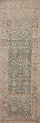 Angela Rose x Loloi Aubrey Aub-02 Aqua/Sand Rug.