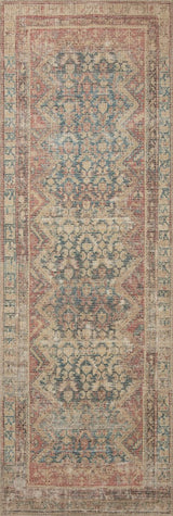 Angela Rose x Loloi Aubrey Aub-03 Ocean/Spice Rug.