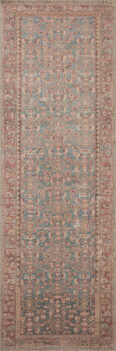 Angela Rose x Loloi Aubrey Aub - 04 Blue/Terracotta Rug - Angela Rose x Loloi - abreaub - 04bbtc2050