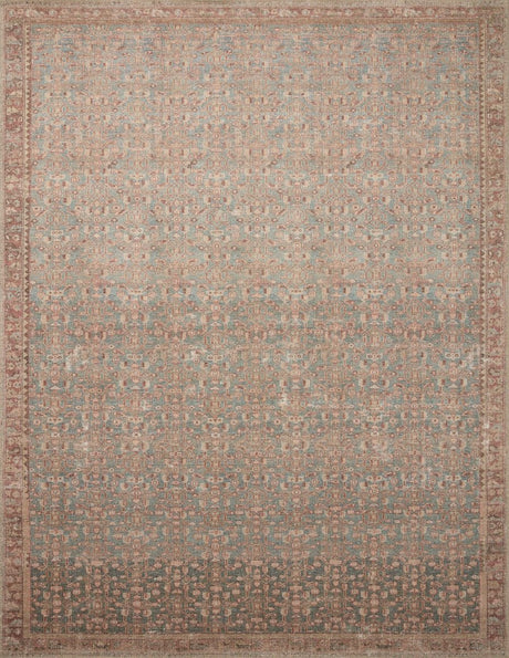 Angela Rose x Loloi Aubrey Aub - 04 Blue/Terracotta Rug - Angela Rose x Loloi - abreaub - 04bbtc2339