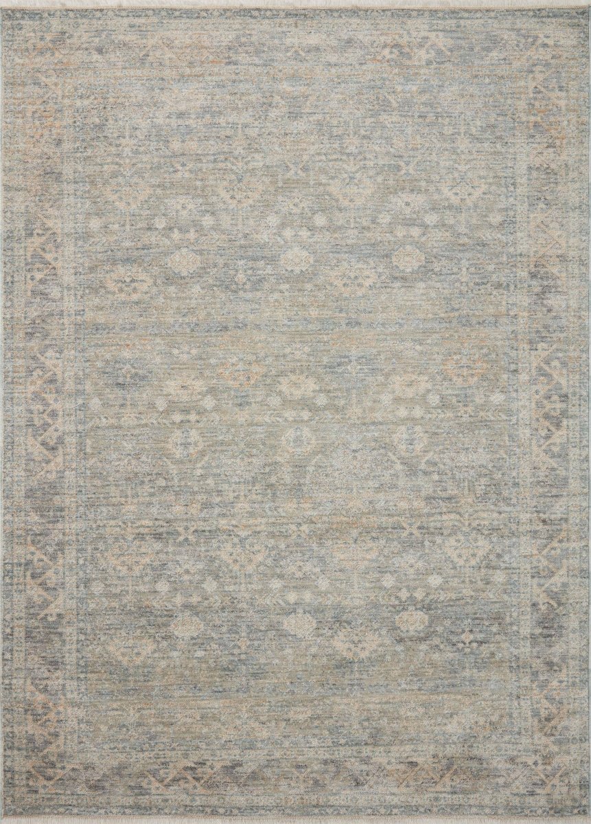 Angela Rose x Loloi Blake Bla-01 Sky/Beige Rug.