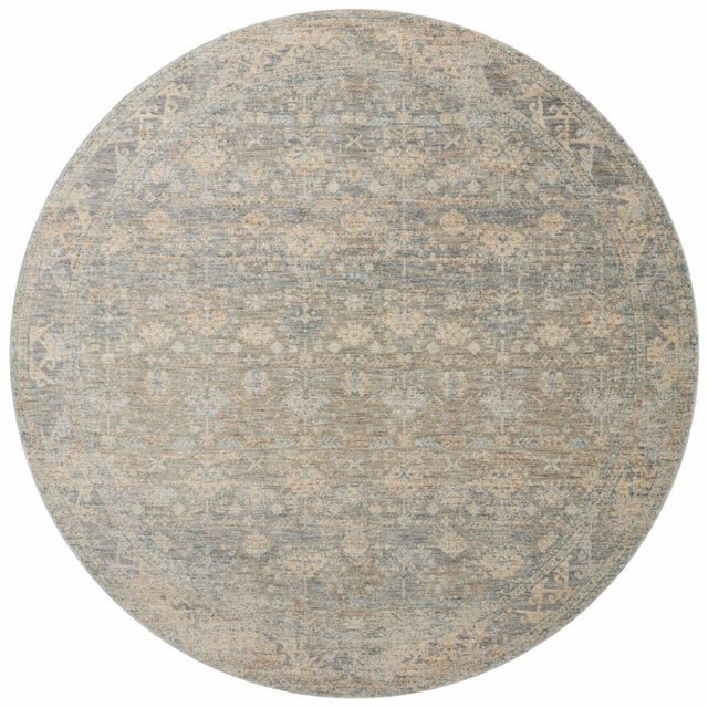 Angela Rose x Loloi Blake Bla - 01 Sky/Beige Rug - Angela Rose x Loloi - blakbla - 01scbe530r