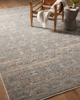 Angela Rose x Loloi Blake Bla-02 Ocean/Mocha Rug.