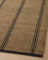 Angela Rose x Loloi Colton Con-01 Natural/Black Rug.