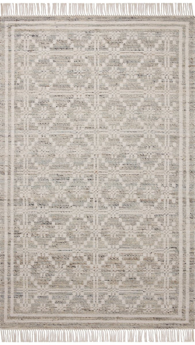 Angela Rose x Loloi Rivers Riv-02 Lagoon/Ivory Rug.