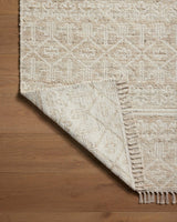 Angela Rose x Loloi Rivers Riv-03 Sand/Ivory Rug.
