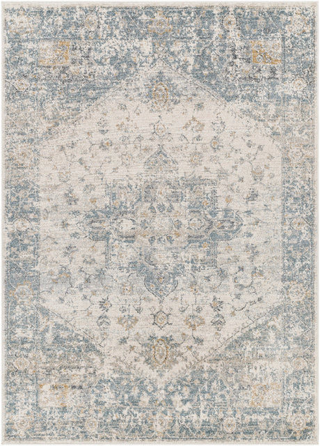 Surya Alpharetta Aph-2300 Cream, Light Beige, Medium Gray, Blue, Charcoal, Amber Rug.