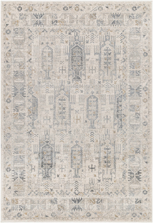 Surya Alpharetta Aph-2302 Cream, Light Beige, Medium Gray, Charcoal, Amber Area Rug