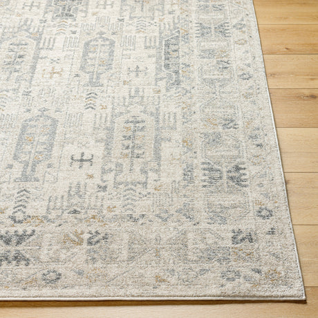 Surya Alpharetta Aph-2302 Cream, Light Beige, Medium Gray, Charcoal, Amber Rug.