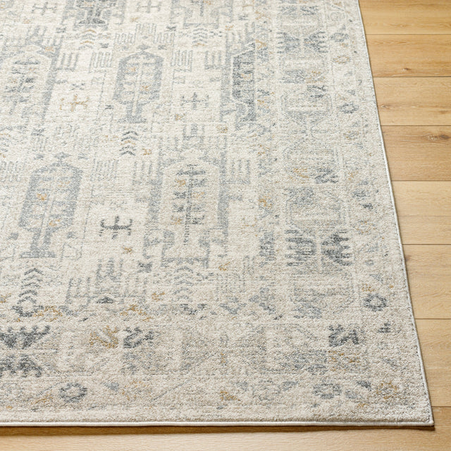 Surya Alpharetta Aph-2302 Cream, Light Beige, Medium Gray, Charcoal, Amber Rug.