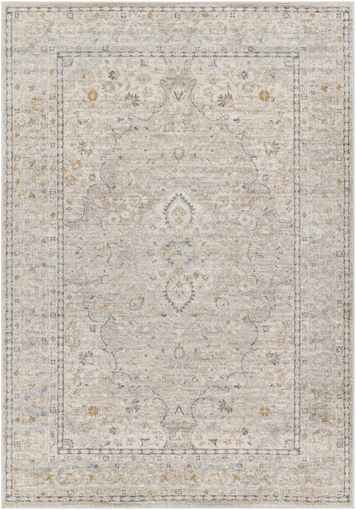 Surya Alpharetta Aph-2303 Light Beige, Cream, Medium Gray, Charcoal, Amber Rug.