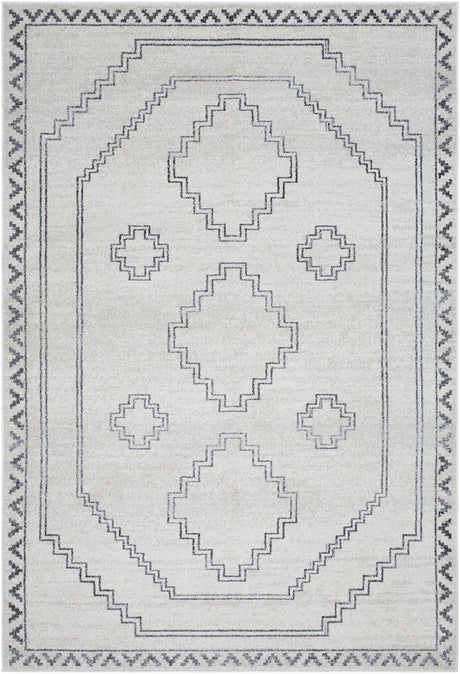 Surya Alpharetta Aph-2306 Cream, Light Beige, Medium Gray, Charcoal Rug.