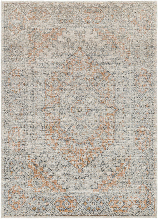 Surya Alpharetta Aph-2309 Light Beige, Cream, Medium Gray, Dusty Coral, Charcoal, Amber Area Rug