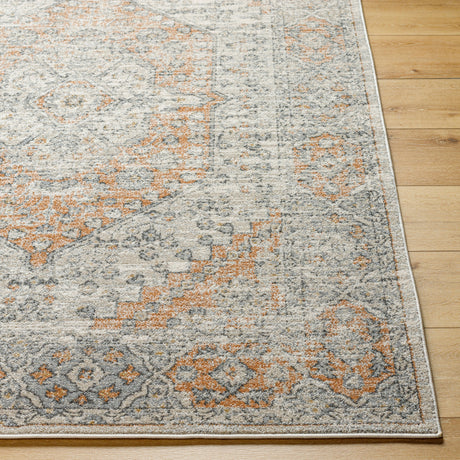 Surya Alpharetta Aph-2309 Light Beige, Cream, Medium Gray, Dusty Coral, Charcoal, Amber Rug.