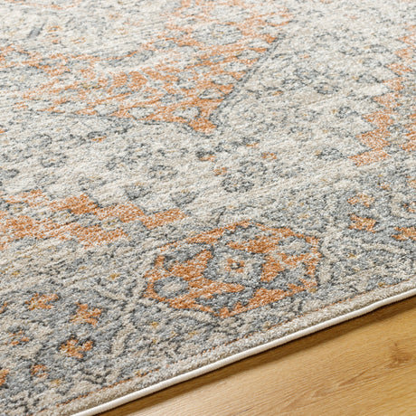 Surya Alpharetta Aph-2309 Light Beige, Cream, Medium Gray, Dusty Coral, Charcoal, Amber Rug.