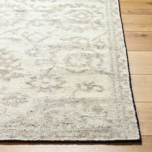 Surya April Apl-2300 Dark Brown, Light Beige, Gray, Black, Tan, Taupe Rug.