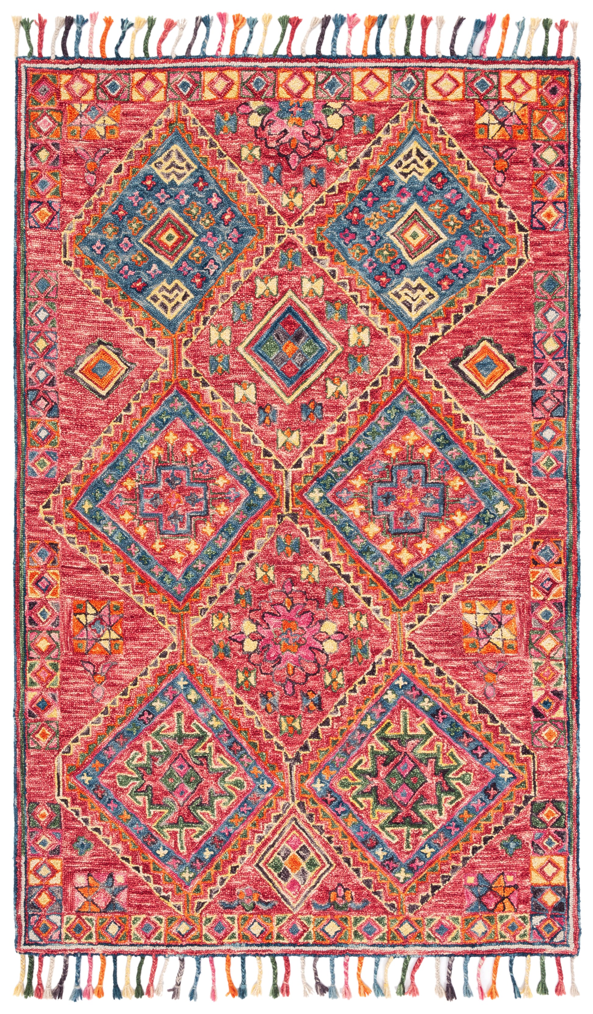 Safavieh Aspen Apn111Q Red/Blue Area Rug