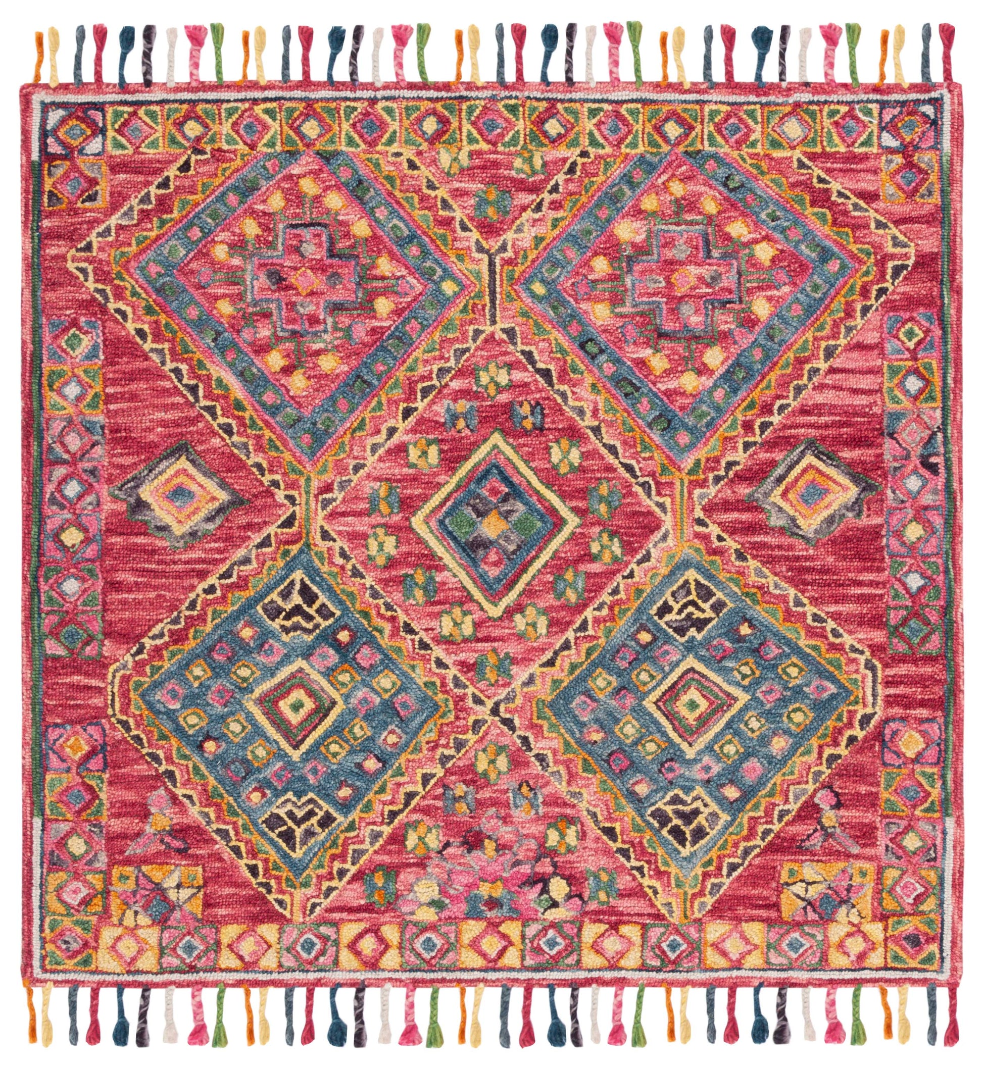 Safavieh Aspen Apn111Q Red/Blue Area Rug