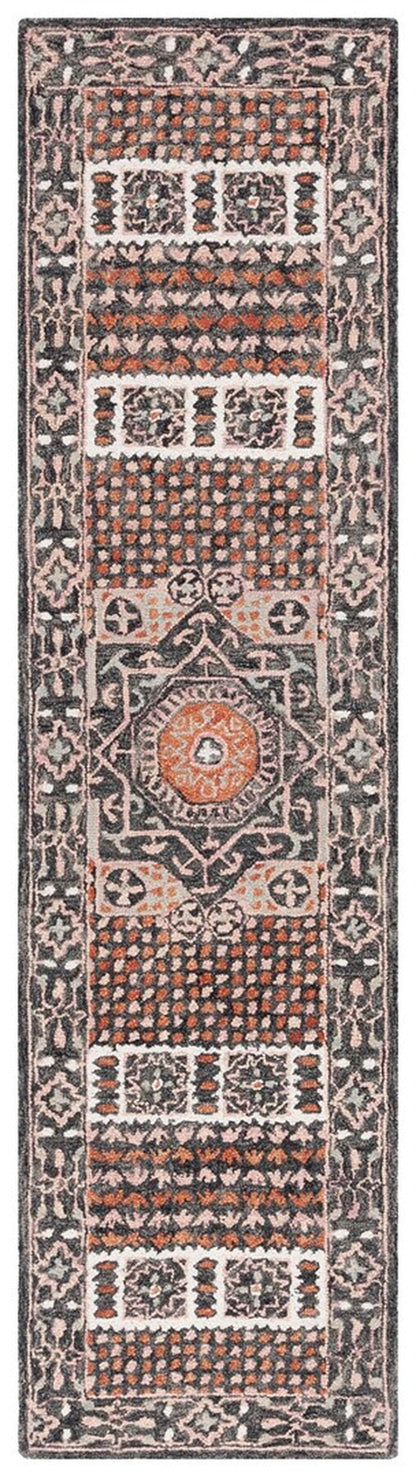 Safavieh Aspen Apn130Z Black/Rust Area Rug