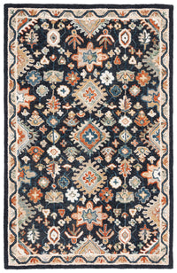 Safavieh Aspen Apn145Z Black/Rust Area Rug