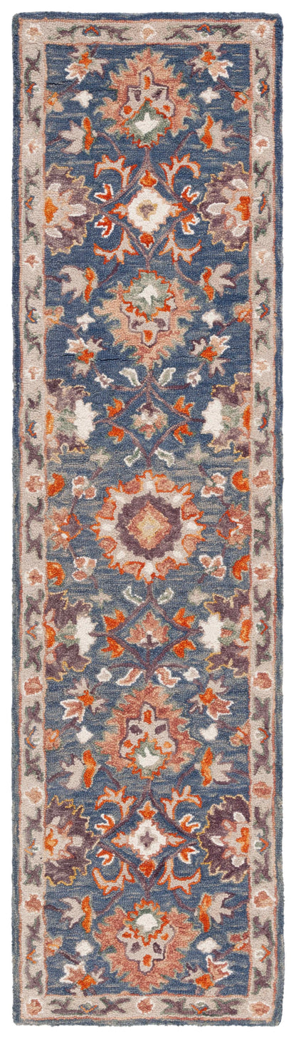 Safavieh Aspen Apn146M Blue/Rust Area Rug