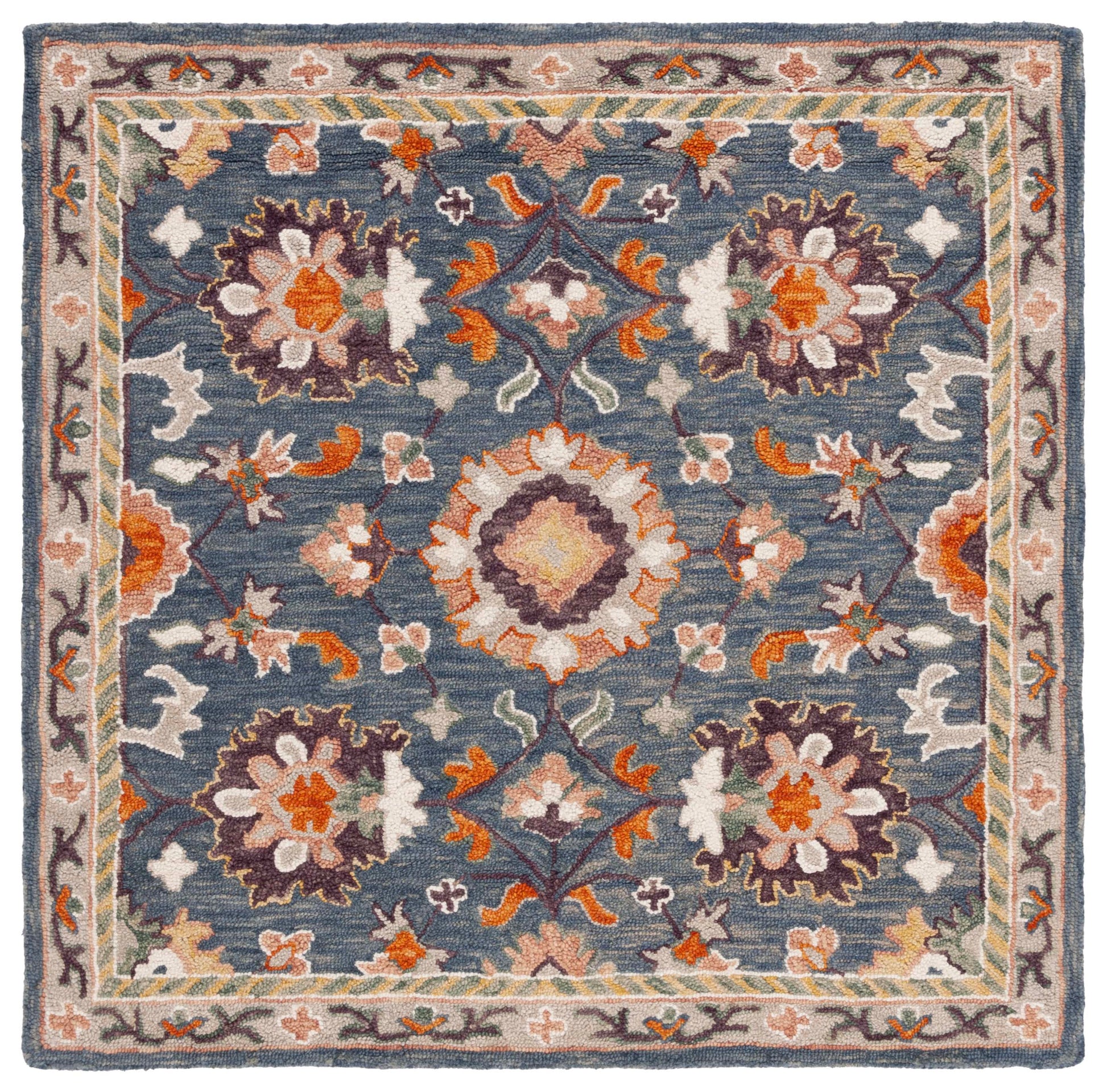 Safavieh Aspen Apn146M Blue/Rust Area Rug