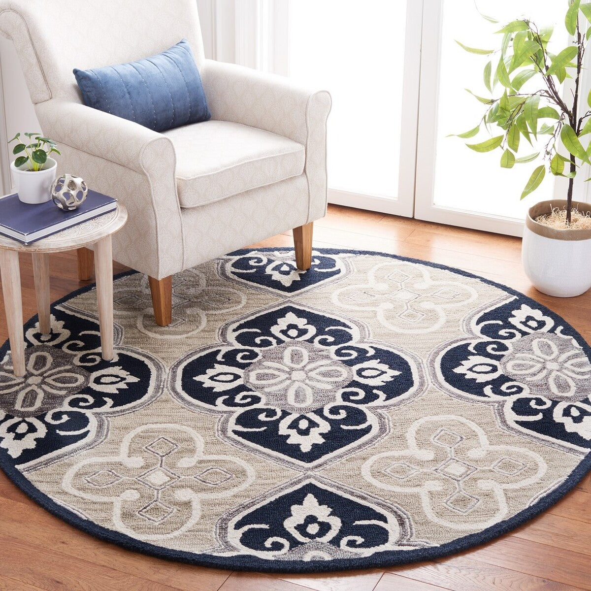 Safavieh Aspen Apn351M Blue/Ivory Area Rug