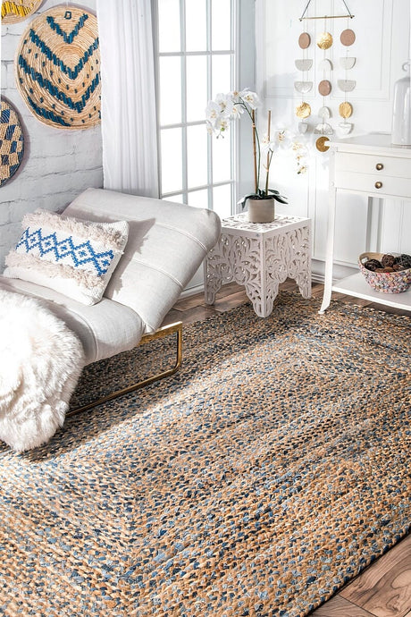 AreaRugs.com Adra Xlho62I Blue Rugs.