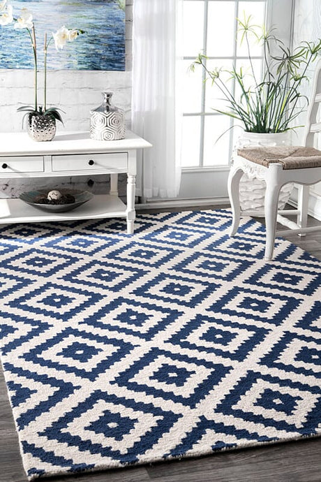 AreaRugs.com Chiyah Xukj238N Navy Rugs.