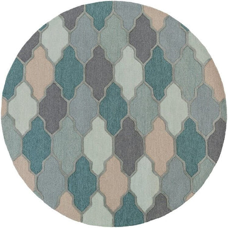 AreaRugs.com Hame Ha1383 Teal Multi Rugs.