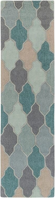 AreaRugs.com Hame Ha1383 Teal Multi Rugs.