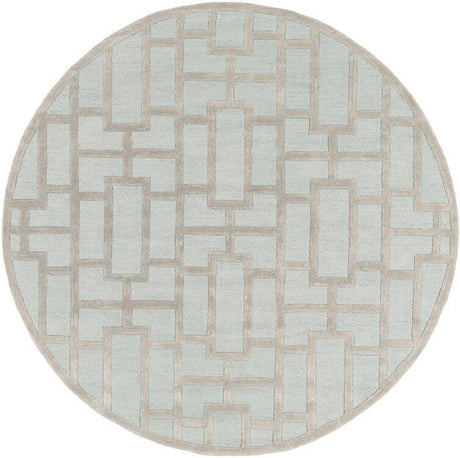 AreaRugs.com Kantari Ka1205 Light Blue / Ivory Rugs.