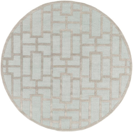 AreaRugs.com Kantari Ka1205 Light Blue / Ivory Rugs.