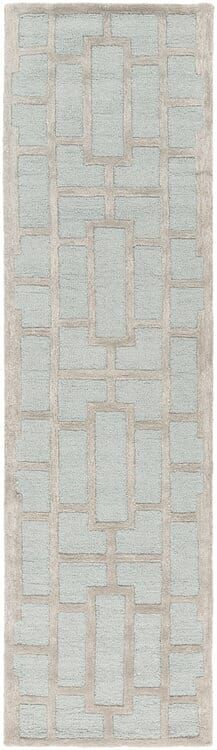 AreaRugs.com Kantari Ka1205 Light Blue / Ivory Rugs.