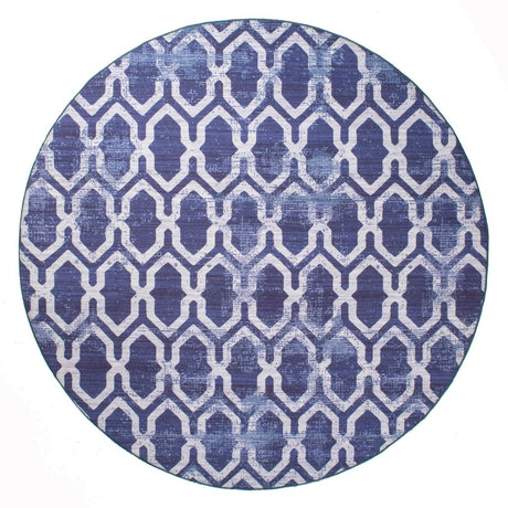 AreaRugs.com Machine Washable Wavaj Nwa1001A Blue Rug - AreaRugs.com - nwa1001a - 610