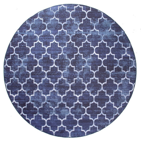 AreaRugs.com Machine Washable Wavaj Nwa1004A Blue Rug - AreaRugs.com - nwa1004a - 610