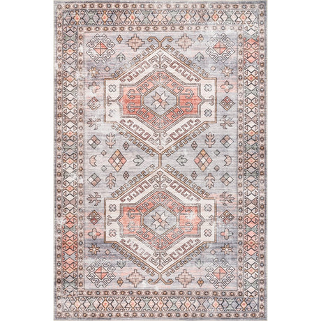 AreaRugs.com Machine Washable Wavaj Nwa1040C Light Gray Rug - AreaRugs.com - nwa1040c - 812