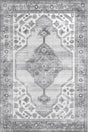 AreaRugs.com Machine Washable Wavaj Nwa1042B Gray Rug.