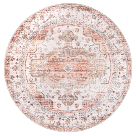 AreaRugs.com Machine Washable Wavaj Nwa1045A Beige Rug.